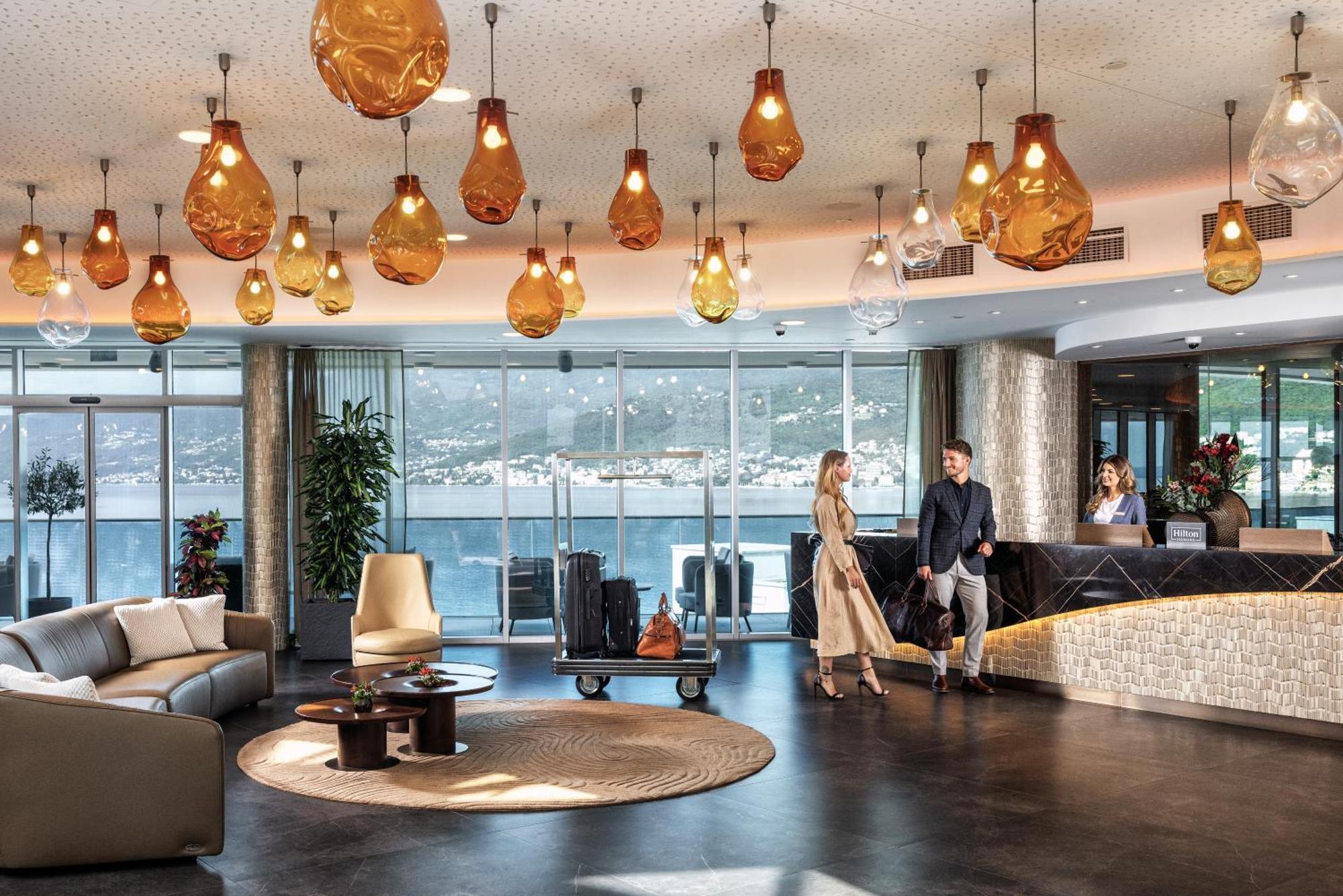 Hilton Rijeka Costabella Beach Resort And Spa Exterior photo The lobby of the hotel