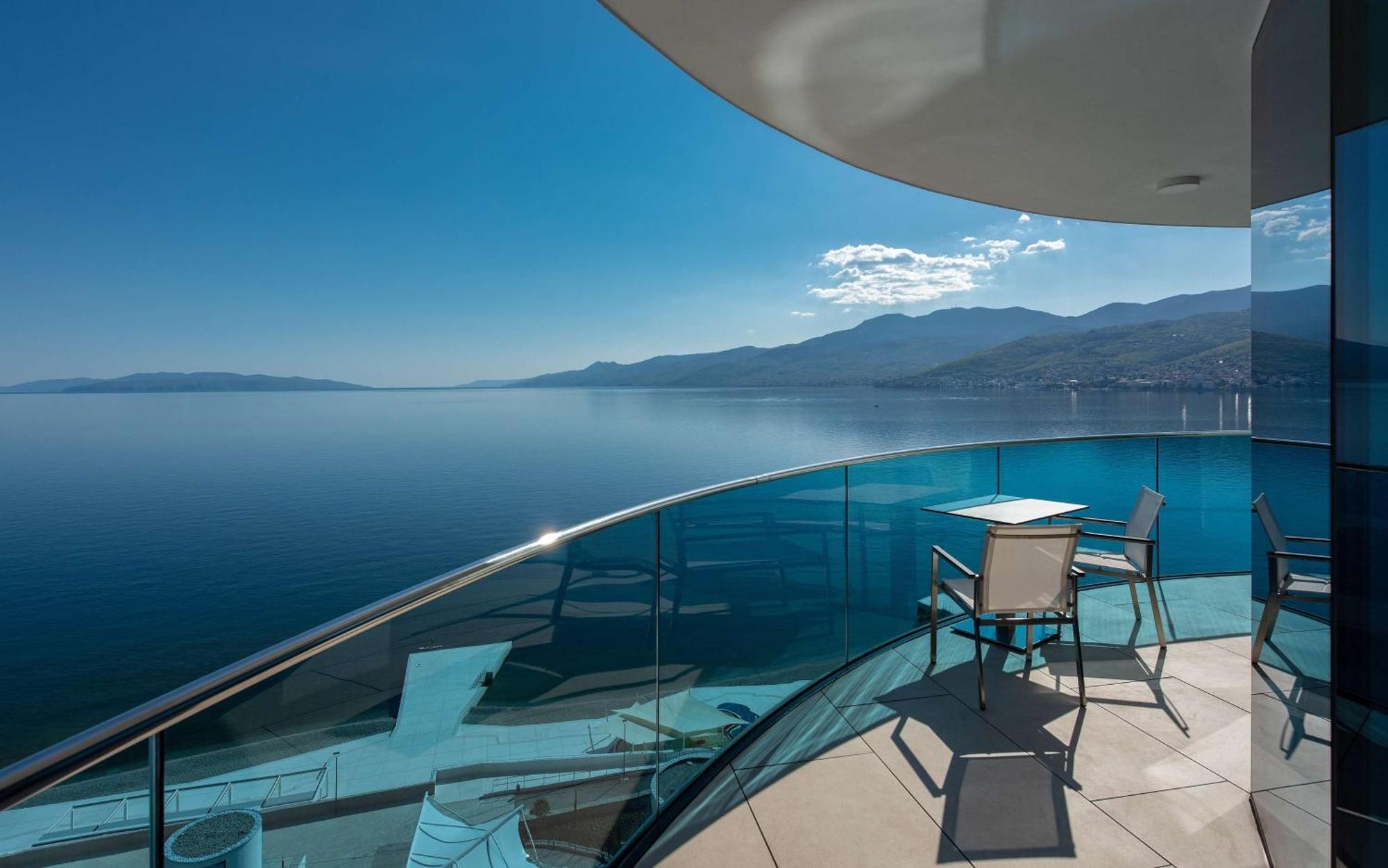 Hilton Rijeka Costabella Beach Resort And Spa Exterior photo View from the balcony of a suite
